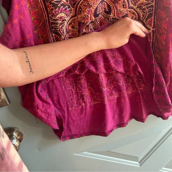 Lucky Brand Women’s Mandala Bohemian Pink Purple Persian Print Plus Oversized 3x - Picture 8 of 8